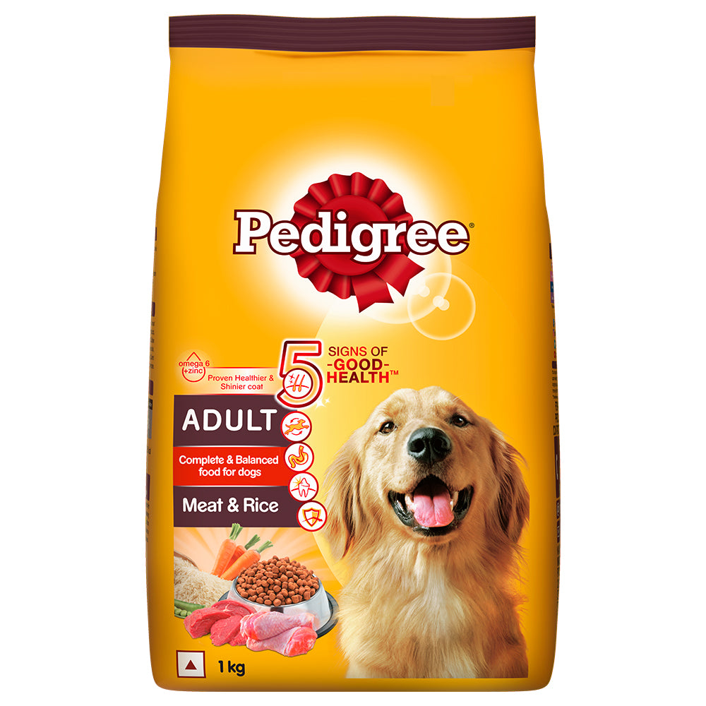 PEDIGREE® Adult Dry Dog Food - Meat & Rice