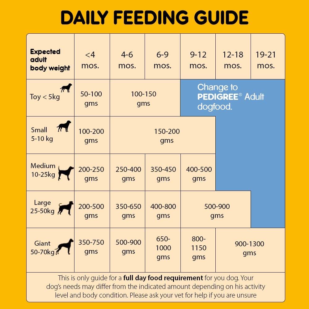 PEDIGREE® Puppy Dry Dog Food - Meat & Milk