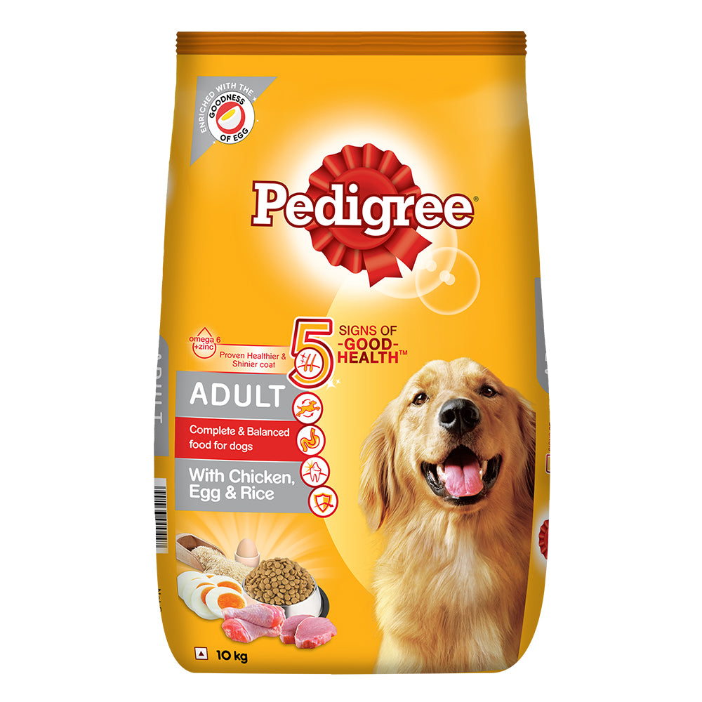PEDIGREE® Adult Dry Dog Food Food (High Protein Variant) Chicken - Egg & Rice