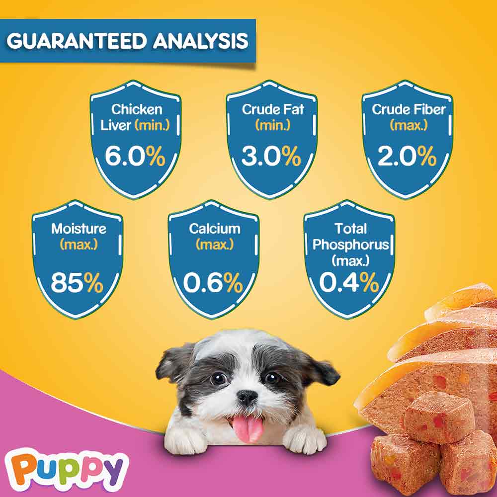 PEDIGREE® Puppy Chicken Liver in Loaf with Vegetables