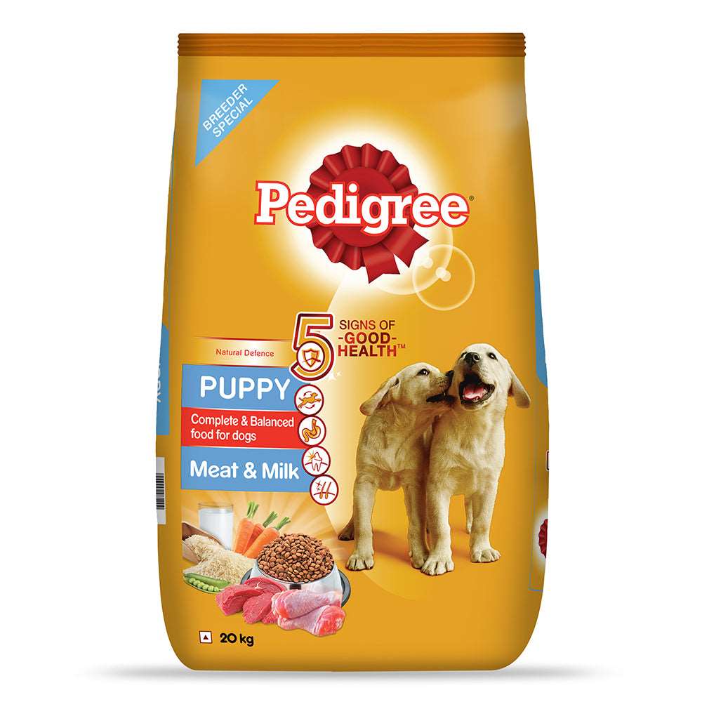 PEDIGREE® Puppy Dry Dog Food, Meat & Milk